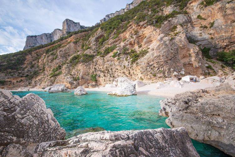 Strand Blau Cala Moresca Arbatax - Sardinien