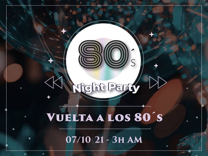  Back to the 80's" party 7 October Las Caldas by Blau hotels Asturias