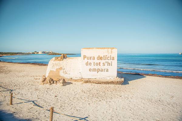 Transfert à la plage. Blau Colonia Sant Jordi Majorque Transfert à la plage. Blau Colonia Sant Jordi Majorque