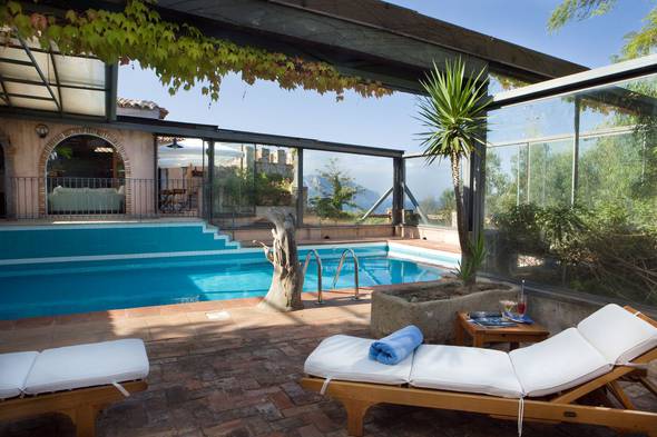 Piscina relax con terraza solárium blau monte turri Arbatax - Cerdeña