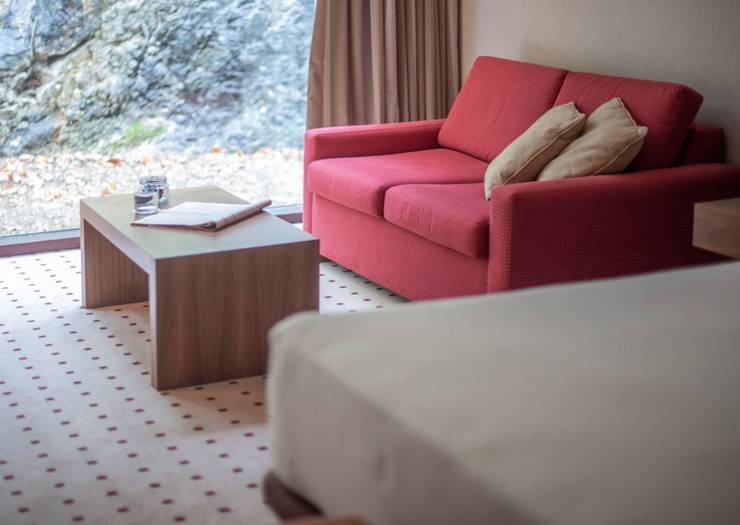 Camera doppia con accesso a manantial e aquaxana Gran hotel Las Caldas by Blau Hotels Asturie