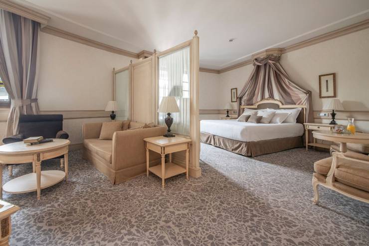 Junior suite con acceso al manantial y aquaxana Gran hotel Las Caldas by Blau Hotels Asturias Junior suite con acceso al manantial y aquaxana Gran hotel Las Caldas by Blau Hotels Asturias