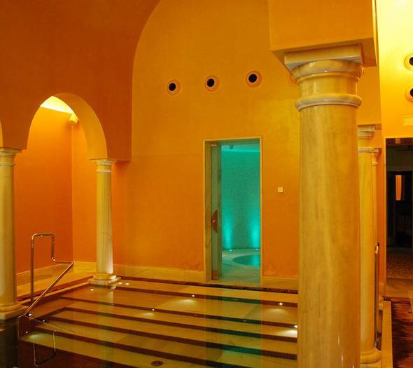 Columns hall Gran Hotel Las Caldas by Blau Hotels Asturias