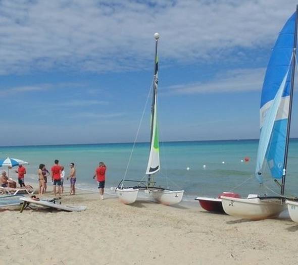 Plage de santa maría del mar blau arenal habana beach  Cuba