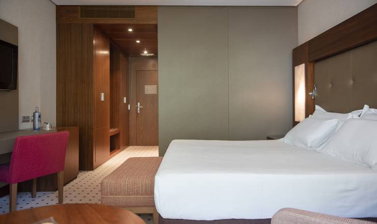 Doppelzimmer mit zugang zu manantial und aquaxana Gran Hotel Las Caldas by blau hotels Asturien