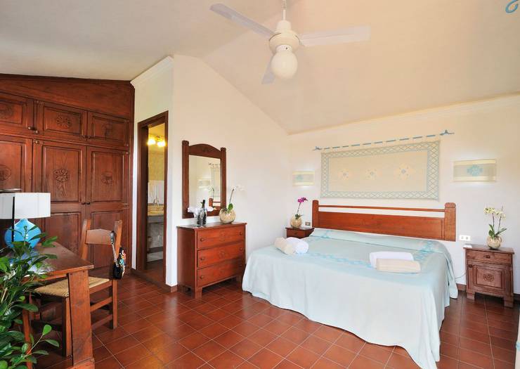Doppelzimmer mit verbindungstür Blau Cala Moresca Arbatax - Sardinien
