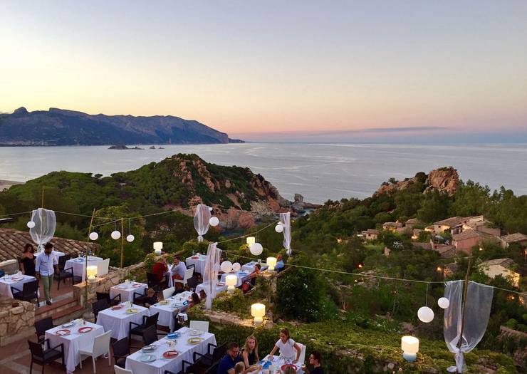 Il gabbiano restaurant Blau Cala Moresca Arbatax - Sardinia