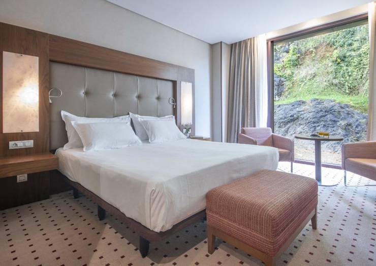 Camera comunicante con accesso a manantial e aquaxana Gran hotel Las Caldas by Blau Hotels Asturie
