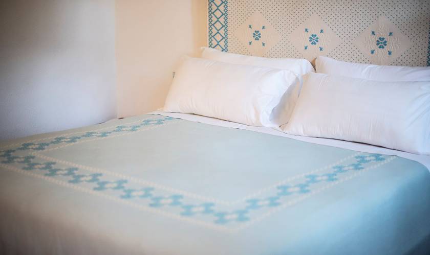 Premium-doppelzimmer blau cala moresca Arbatax - Sardinien