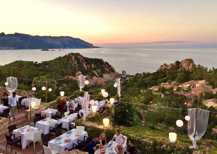 Il gabbiano restaurant Blau Monte Turri (Nur Erwachsene) Arbatax - Sardinien