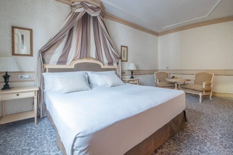 Habitación doble con acceso al manantial y aquaxana Gran hotel Las Caldas by Blau Hotels Asturias Habitación doble con acceso al manantial y aquaxana Gran hotel Las Caldas by Blau Hotels Asturias
